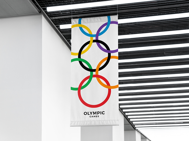 Olympic Games Banner by Michael Irwin on Dribbble