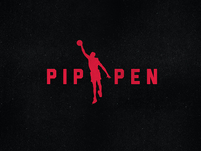 Pippen Brand 90s basketball brand branding bulls chicago chicago bulls espn jordan jumpman logo michael jordan mj nba nike pippen rebrand scottie sports the last dance