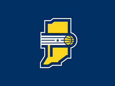 Indiana Pacers basketball branding indiana indianapolis logo monogram nba p pacers rebrand sports state