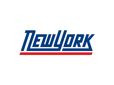 New York alphabet custom type football giants letters logo logotype new york nfl ny nyc rebrand sports type wordmark
