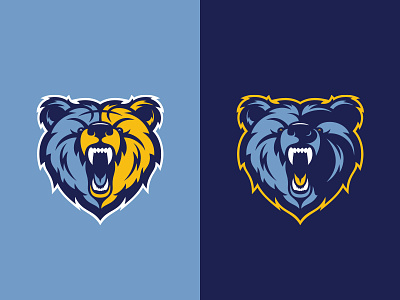 Memphis Grizzlies animal basketball bear fierce grizzlies grizzly illustration logo mascot memphis nba rebrand roar sports tennessee