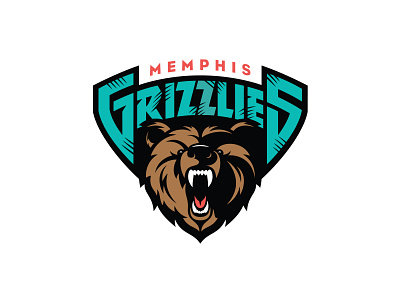 Memphis Grizzlies animal basketball bear fierce grizzlies grizzly illustration logo mascot memphis nba rebrand roar sports tennessee