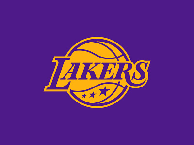Los Angeles Lakers ball basketball california hollywood kobe la lakers lebron lettering letters logo los angeles nba rebrand sports stars type typeface typography