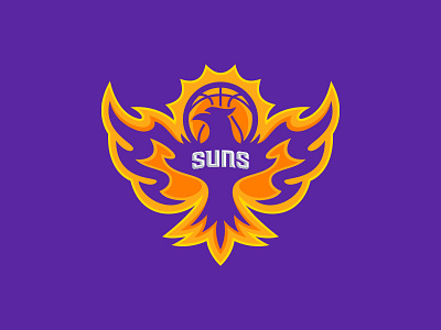 Phoenix Suns arizona ball basketball bird bright fire flames hot logo nba phoenix proud rebrand rising shining sports sun suns