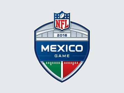 NFL International Games brand football games identity international logo mexico mexico game nfl shield sports sports branding