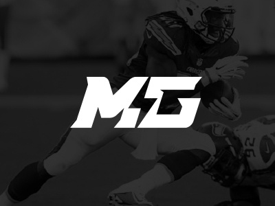 Melvin Gordon logo athlete brand chargers football identity logo melvin gordon nfl player sports sports branding sports logo
