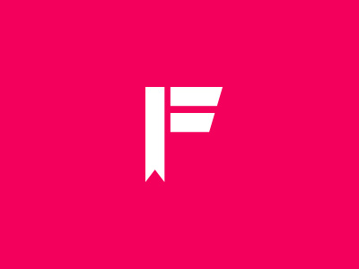 F + Flag alphabet design f flag flagpole icon letter logo pole simple
