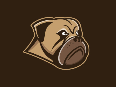 Boxer animal boxer boxer dog branding dog dog face face icon logo sports