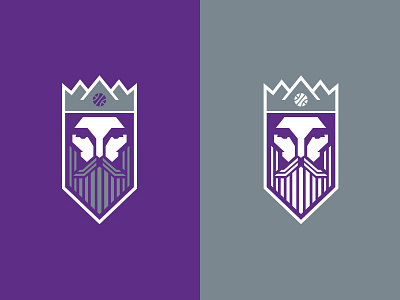 Sacramento Kings v2 basketball branding crown k kings logo mountains nba sacramento sports