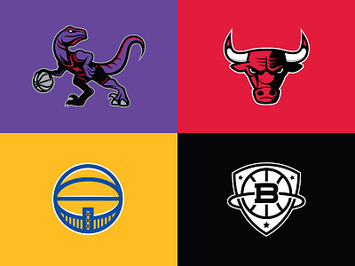 2018 basketball branding bulls design logo nba nets raptors rebrand warriors