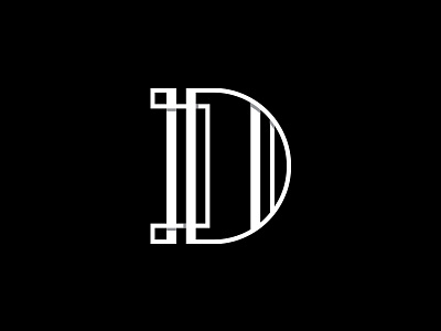 D Monogram alphabet customfont customtype d font handlettering icon lettering logos monogram monograms simple type typeface typography