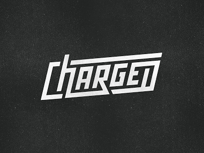 Charged battery charge charged charger connected customtype energy font lightning logotype plug plugged surge thunder type vintage wordmark