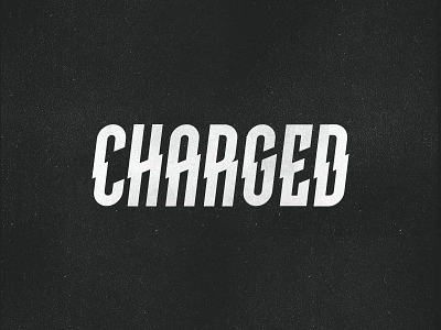 Charged battery charge charged charger connected customtype e plug energy font lightning logotyp plugged surge thunder type vintage wordmark