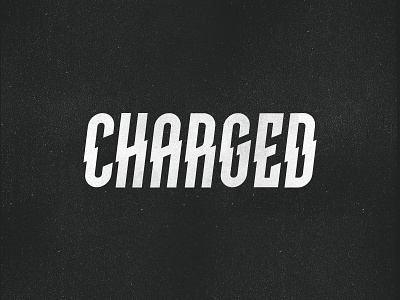 Charged battery charge charged charger connected customtype e plug energy font lightning logotyp plugged surge thunder type vintage wordmark