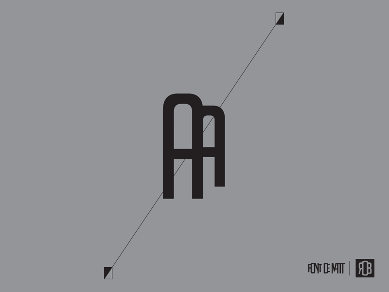 Rob De Matt design font fonts graphic logo logos typeface