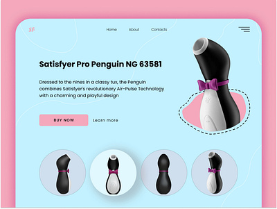 Female pleasure branding design ui web