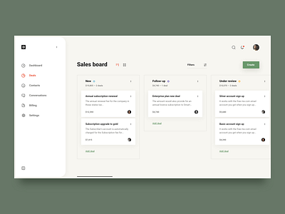 Kanban approach for funnel support