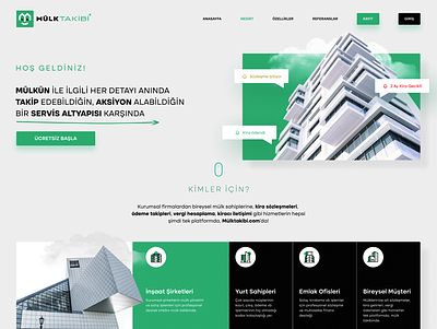 A homepage design for a SAAS startup. saas ui web design