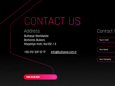 Bullseye Worldwide Web Site ui web website design