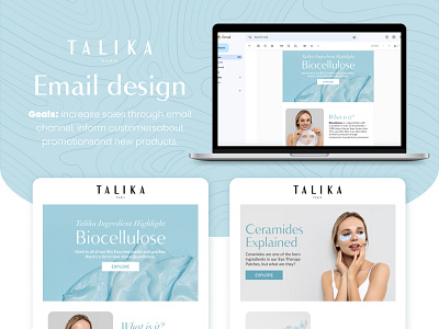 Email design for cosmetics brand design email email design email marketing email template graphic design marketing ui