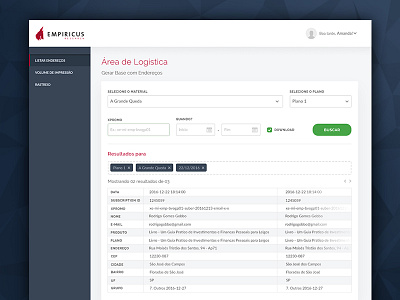 Desktop Logistics Application: Shipping Data