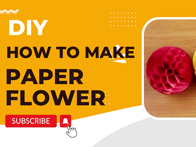 How to make paper flower branding canva graphic design logo youtube thumbnail