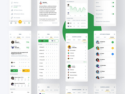 Sports App app app design cards design events news score sports sports app