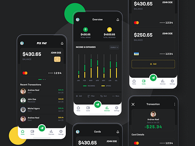Fix Pay Dark Mode App by MindInventory UI/UX for MindInventory on Dribbble