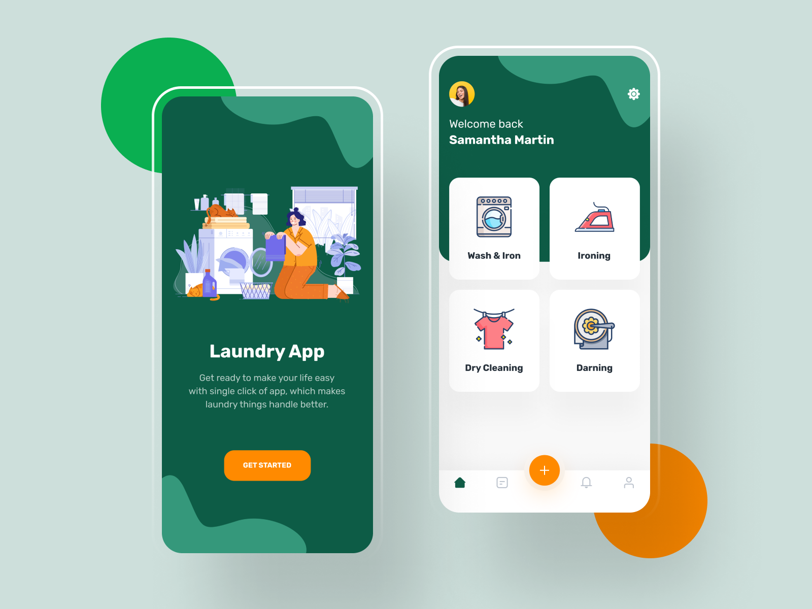 Laundry App by MindInventory UI/UX for MindInventory on Dribbble