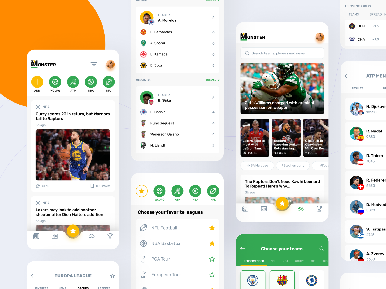 Sports App By Mindinventory Ui Ux For Mindinventory On Dribbble