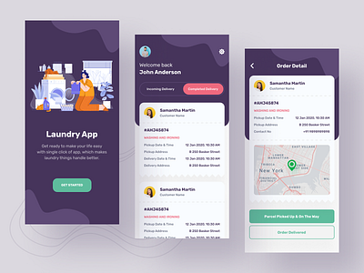 Laundry App app app design cleaning cleaning app clothing design laundry laundry app mobile mobile app mobile app design uidesign