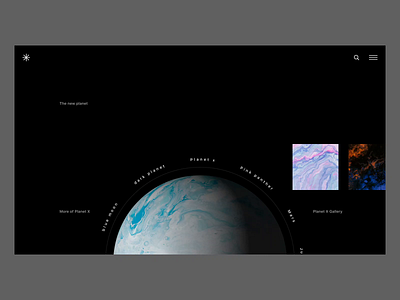 Planet X landing page 3d globe animation earth globe animation interaction landing page planet planets web websites