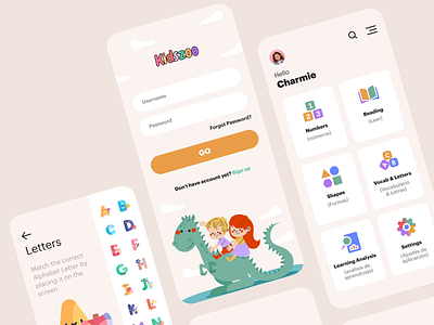 Kids Book App designs, themes, templates and downloadable graphic elements  on Dribbble