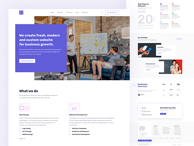 Agency Web agency design design agency design studio home page landing page studio web website