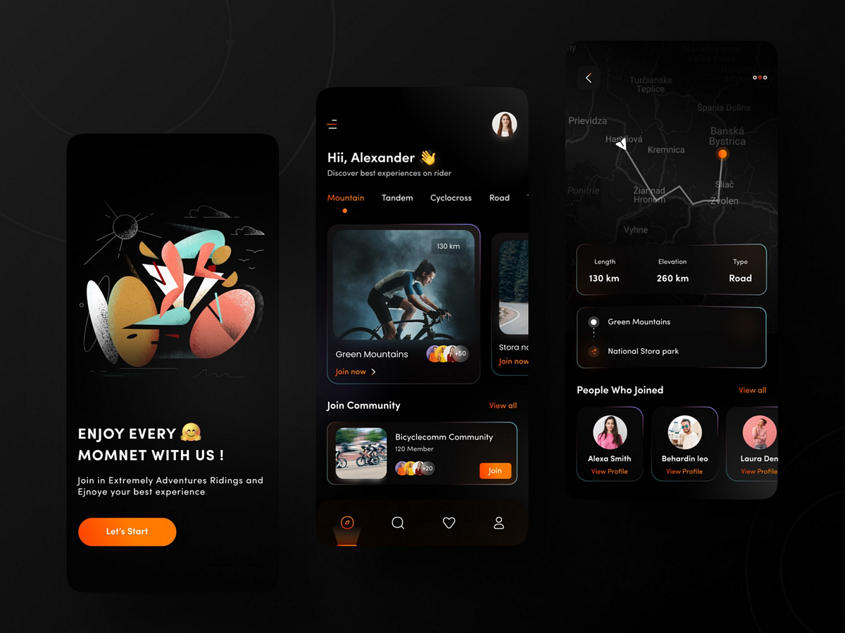 Fitness Community app by MindInventory UI/UX for MindInventory on Dribbble