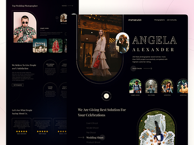 Photographer Community Website design landing page photographer photographer portfolio photographer website photographers community photographers landing page ui uiux ux web website website design