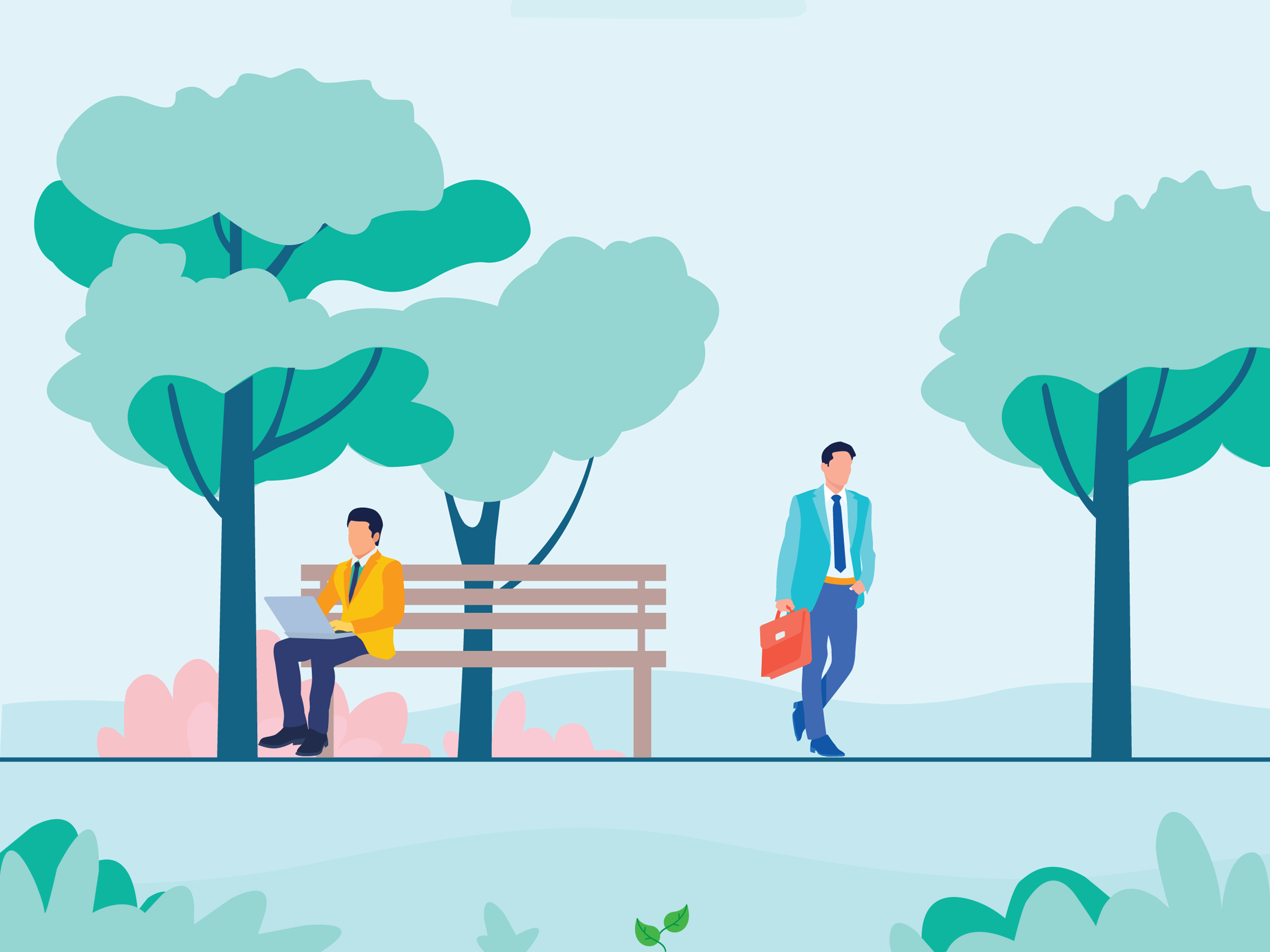 Nature Illustration by MindInventory UI/UX for MindInventory on Dribbble