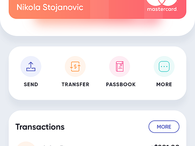 Wallet app by MindInventory UI/UX for MindInventory on Dribbble