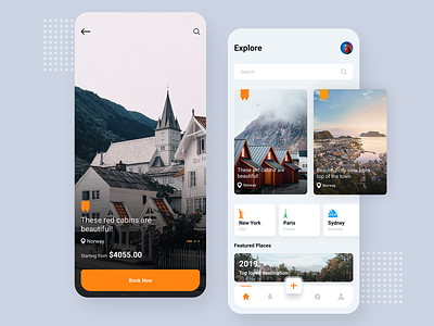 Travel App app app design destination ios search tourist travel travel app