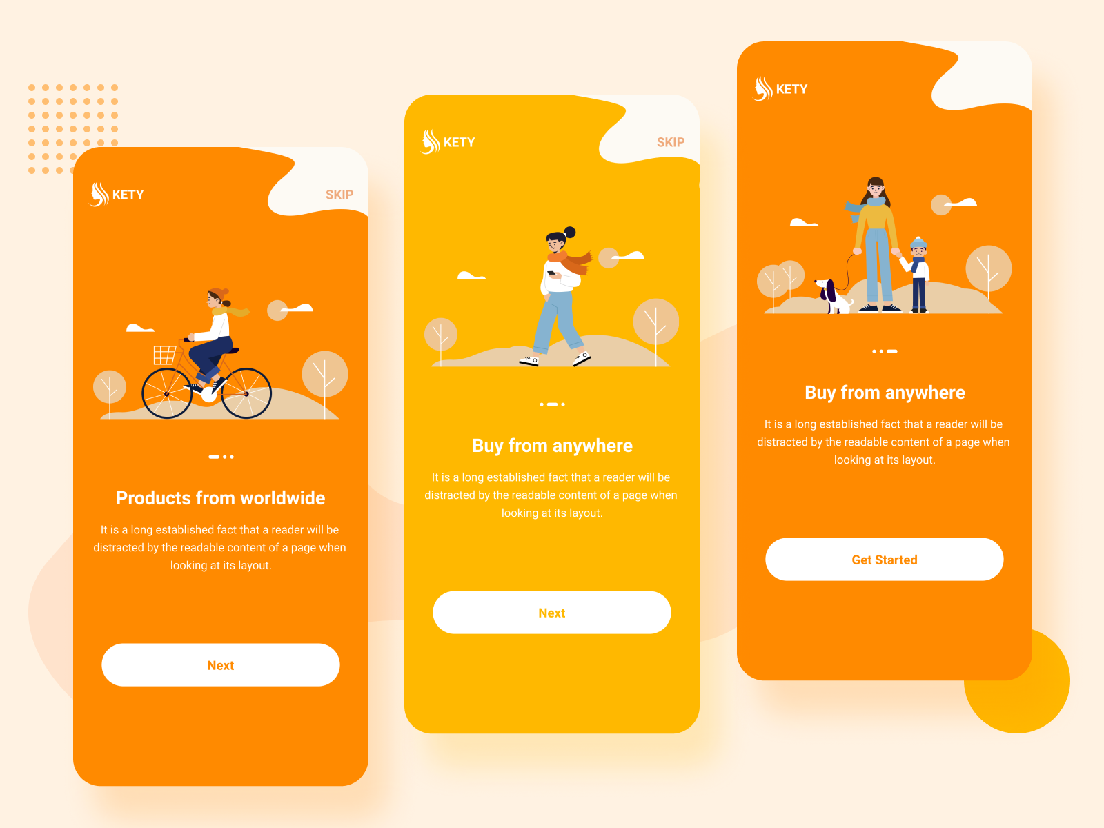 Onboarding Screens by MindInventory UI/UX for MindInventory on Dribbble