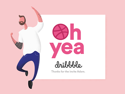 What's up Dribbble?! abstract character debut design graphic design illustration minimal simple texture vector