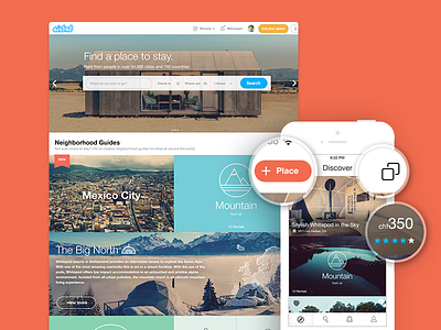 Airbnb new features & UI airbnb desktop discover features interaction ios place web webdesign