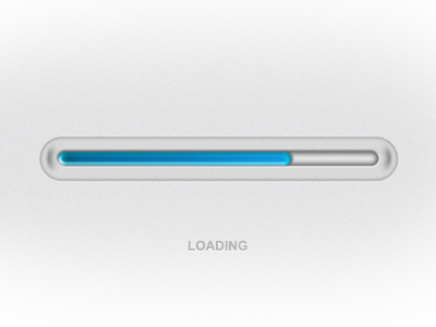 Blue Loading bar