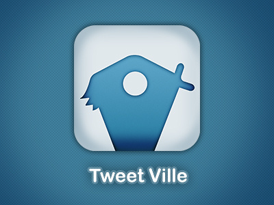 Tweetville Icon app app bird blue icon ipad tweetville twitter