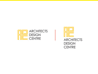 ADC Logo adc architecture logo shapes yellow