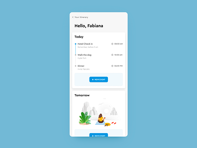 to do list app app blue clean clean design design illustration ui