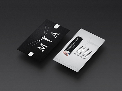 Black & White Business Card