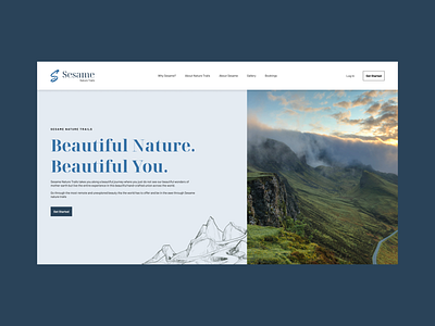 UI/UX Design - Sesame Travel Company design figma graphic design logo ui uidesign uiux uxdesign