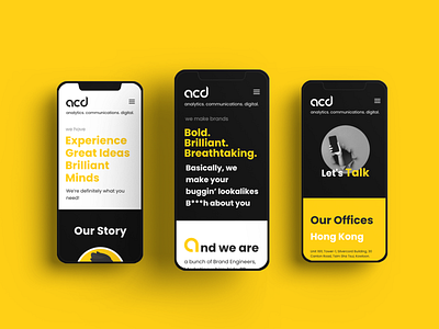 ACD Media - Mobile Design design figma mobile design responsive design ui uidesign uiux uxdesign
