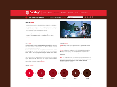 Jetking - Website Deesign